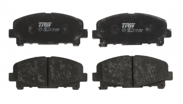 Купить GDB3477 TRW Тормозные колодки передние Акура  (2.4 i-VTEC, 3.5 i-VTEC AWD) с звуковым предупреждением износа